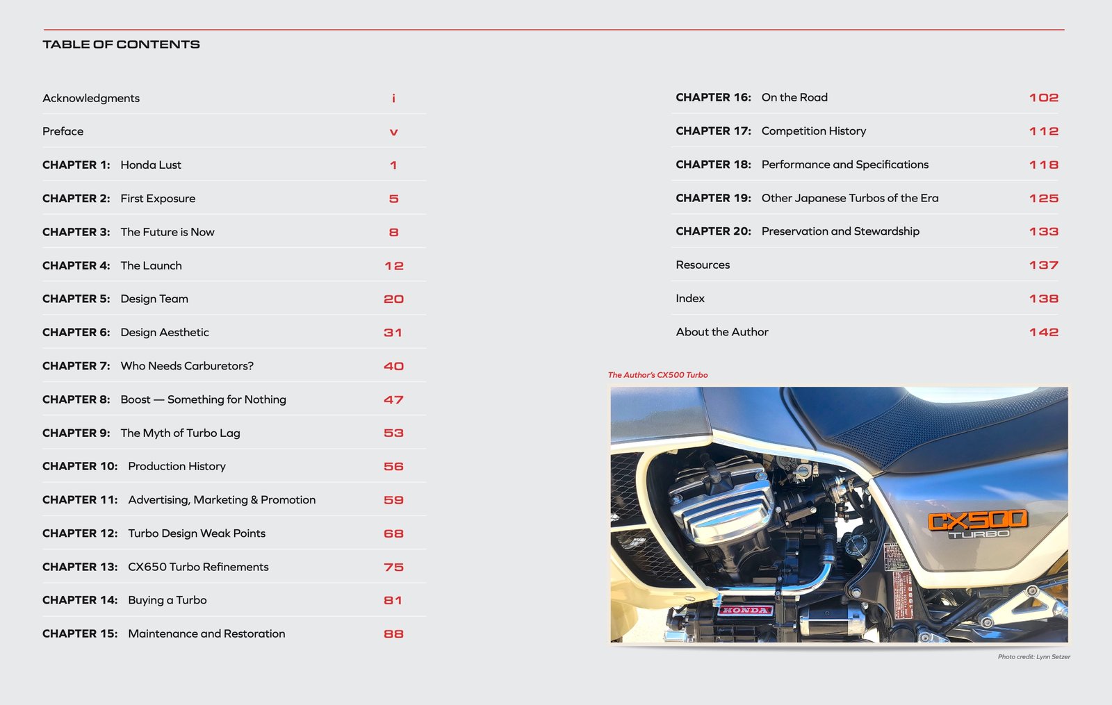 Book: “Boosted! A Tribute to the Honda CX500 and CX650 Turbos” by